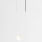 Apogee Pendant - White / Frosted