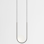 Apogee Pendant - Brushed Stainless Steel / Frosted