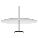 Sky Dome Pendant - Matte Black / Matte White