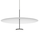 Sky Dome Pendant - Matte Black / Matte White