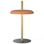 Nivel Portable Table Lamp - Oak / Terracotta