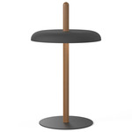 Nivel Portable Table Lamp - Walnut / Black