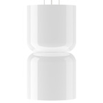 Totem Up-Down Pendant - White / Opal