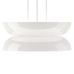 Totem Up-Down Pendant - White / Opal