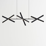 Konnect Linear Pendant - Matte Black / Matte Black