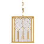 Erro Pendant - Burnished Brass / Clear