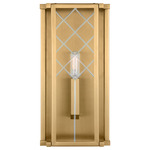 Erro Wall Light - Burnished Brass / Clear