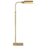 Kenyon Task Floor Lamp - Burnished Brass