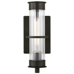 Alcona Outdoor Wall Light - Antique Bronze / Clear