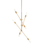 Axis Chandelier - Satin Brass