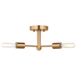 Axis Ceiling Light - Satin Brass