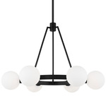 Clybourn Chandelier - Midnight Black / Milk