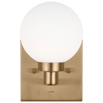 Clybourn Wall Sconce - Satin Brass / Milk