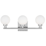 Clybourn Bathroom Vanity Light - Chrome / Milk