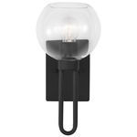 Codyn Wall Light - Midnight Black / Clear