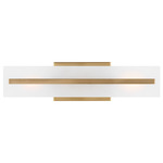 Dex Bathroom Vanity Light - Satin Brass / Satin Etched