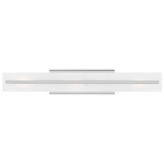 Dex Bathroom Vanity Light - Chrome / Satin Etched