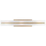 Dex Bathroom Vanity Light - Satin Brass / Satin Etched