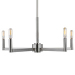 Fullton Chandelier - Brushed Nickel