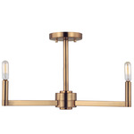 Fullton Ceiling Light - Satin Brass