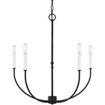 Greenwich Two Tier Chandelier - Midnight Black