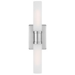 Keaton Bathroom Vanity Light - Brushed Nickel / Satin Etched