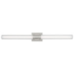 Kiel Bathroom Vanity Light - Brushed Nickel / Arctic