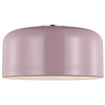 Malone Ceiling Light - Satin Brass / Rose