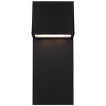 Rocha Outdoor Wall Light - Black / Satin Etched