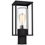 Vado Outdoor Post Mount - Black / Clear