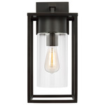 Vado Outdoor Wall Sconce - Antique Bronze / Clear