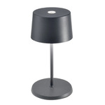 Olivia Pro Mini Cordless Table Lamp - Dark Gray