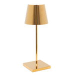 Poldina Pro Mini Rechargeable Table Lamp - Glossy Gold