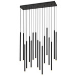 Filmore Linear Multi Light Pendant - Black