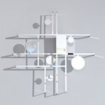 Manifesto Wall / Ceiling Light - Mirrored Steel