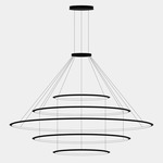 Circular 5 Ring Pendant - White
