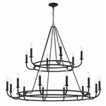 Bailey Chandelier - Matte Black