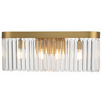 Emory Bathroom Vanity Light - Modern Gold / Clear