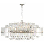 Hayes Chandelier - Polished Nickel / Crystal