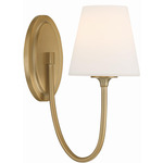 Juno Wall Sconce - Vibrant Gold / White