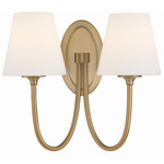 Juno Wall Sconce - Vibrant Gold / White