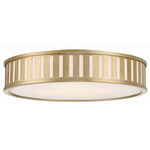 Kendal Ceiling Light - Vibrant Gold / White Glass