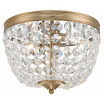 Nola Ceiling Light Fixture - Vibrant Gold / Hand-Cut Crystal