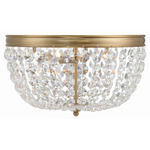 Nola Ceiling Light Fixture - Vibrant Gold / Hand-Cut Crystal