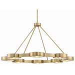 Orson Pendant - Modern Gold / Clear