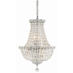 Roslyn Chandelier - Polished Chrome / Crystal