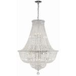 Roslyn Chandelier - Polished Chrome / Crystal