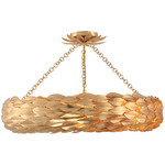 Broche Ring Convertible Ceiling Light - Antique Gold