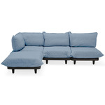 Paletti Outdoor Lounge Set - Black / Storm Blue