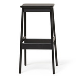 Angle Bar Stool - Black Stained Beech
